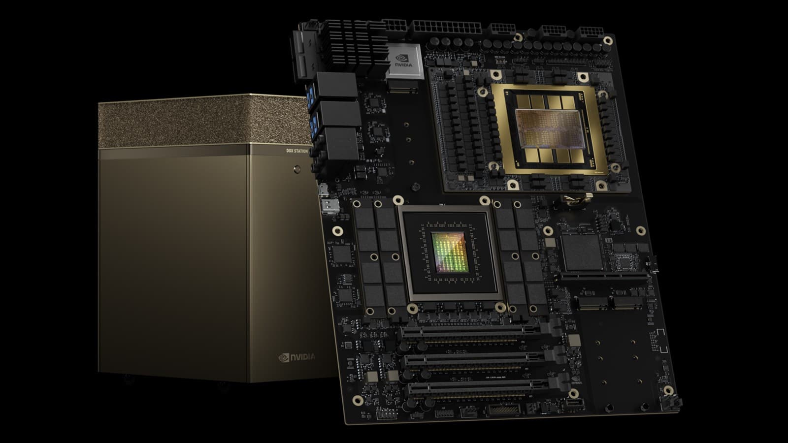 NVIDIA DGX Station with GB300 Grace Blackwell Ultra — desk-side AI supercomputer supplied by EMARQUE in Malaysia